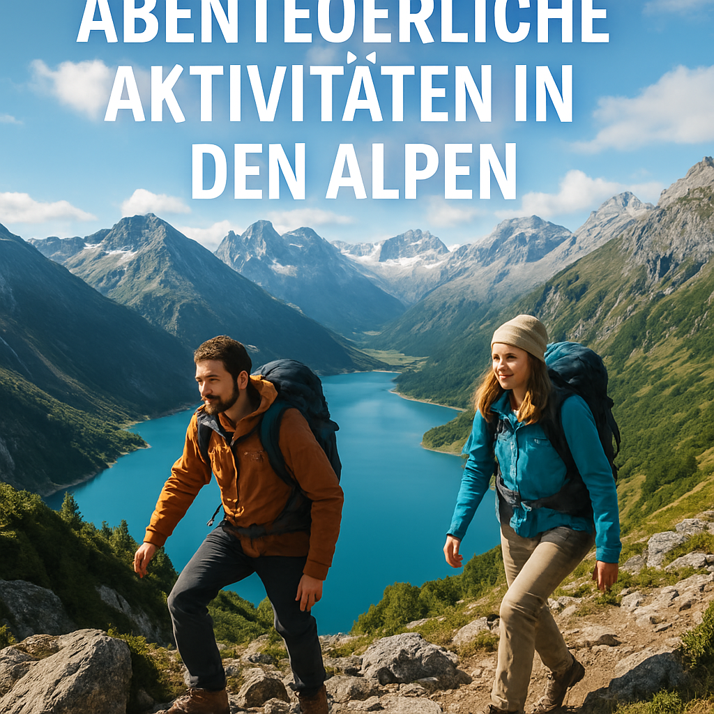 Abenteuerliche Aktivitäten in den Alpen